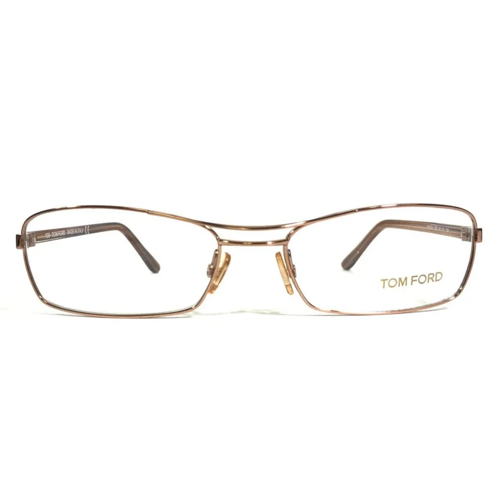 Tom Ford Eyeglasses Frames TF5024 268 Brown Rectangular Full Wire Rim 54-16-130